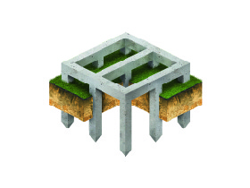 Забивные сваи с роствреком